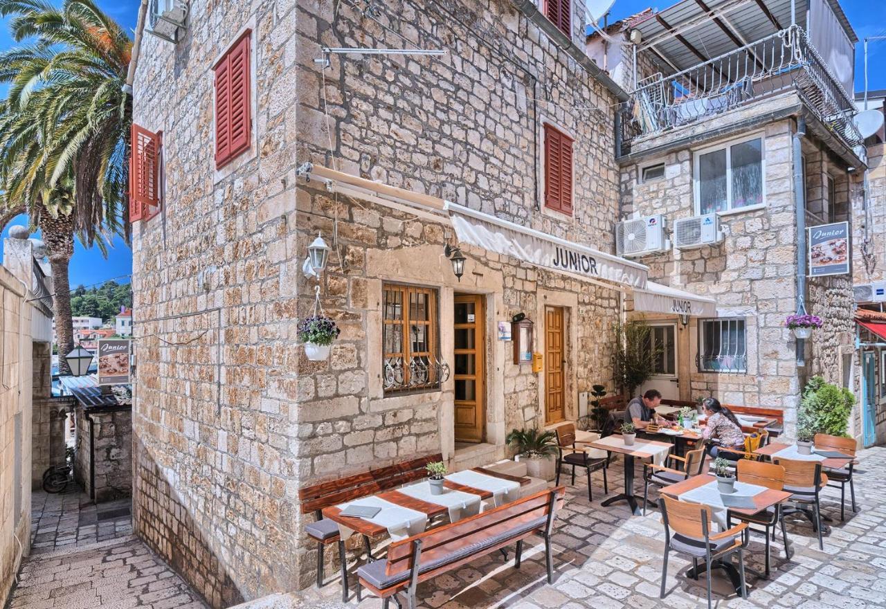 Deluxe Dreamy Room In The Center Of Hvar With Sea View Hvar Town Exteriör bild